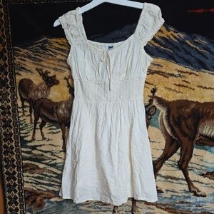 Old Navy Cream Mini Dress